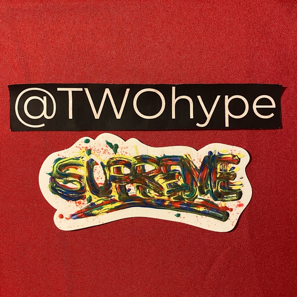 Supreme Paint Logo Sticker (SS20)